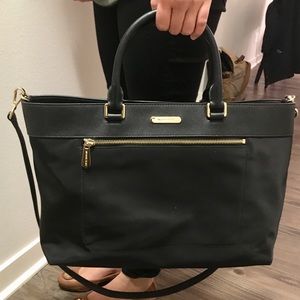 Michael Kors Black Colgate Satchel Tote